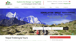 Desktop Screenshot of himalayastrek.com